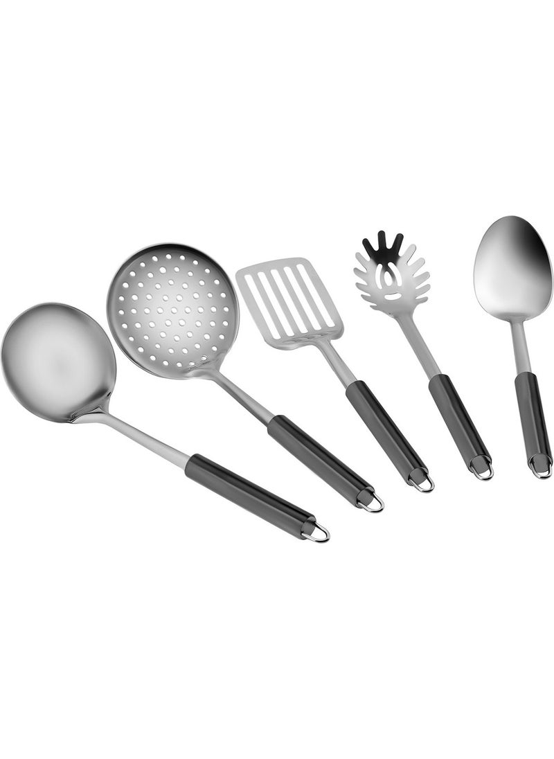 Karaca Apricot Master Black 5 Piece Service Set  - Image 5