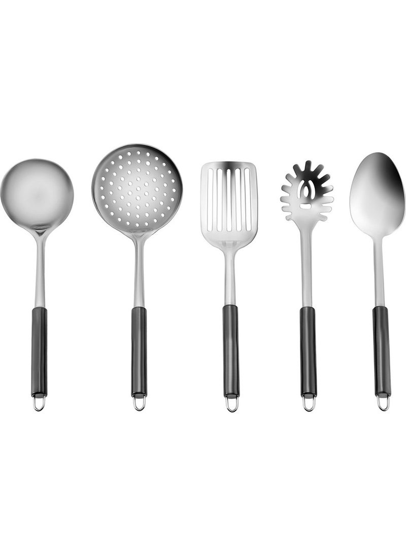 Karaca Apricot Master Black 5 Piece Service Set  - Image 4