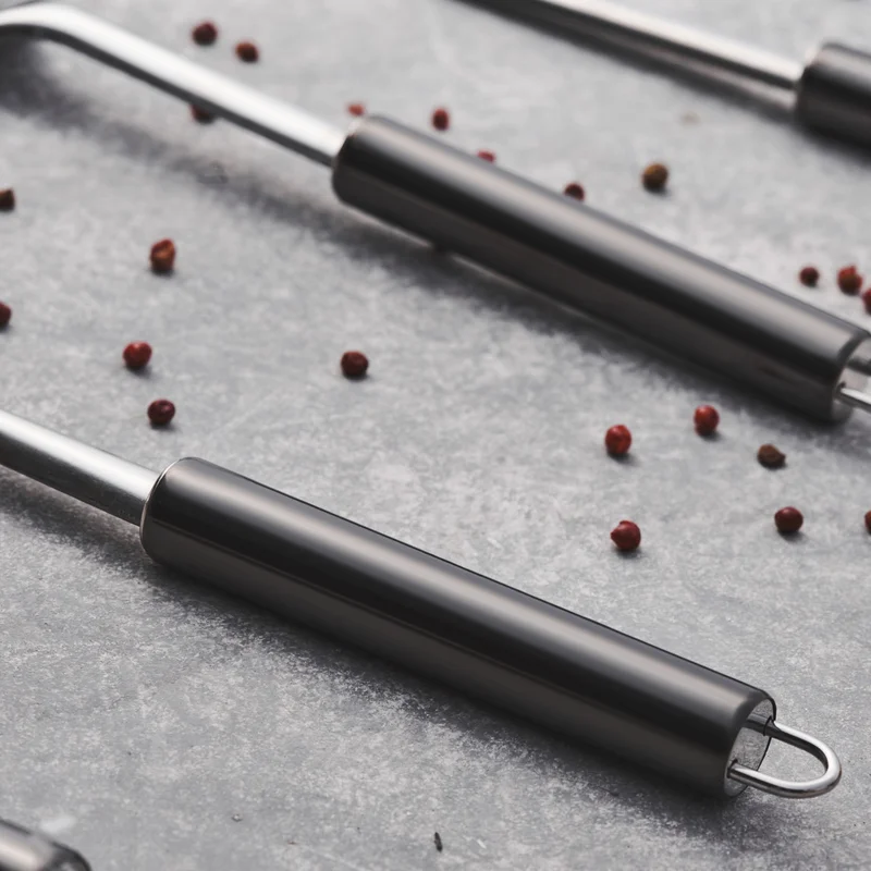 Karaca Apricot Master Black 5 Piece Service Set