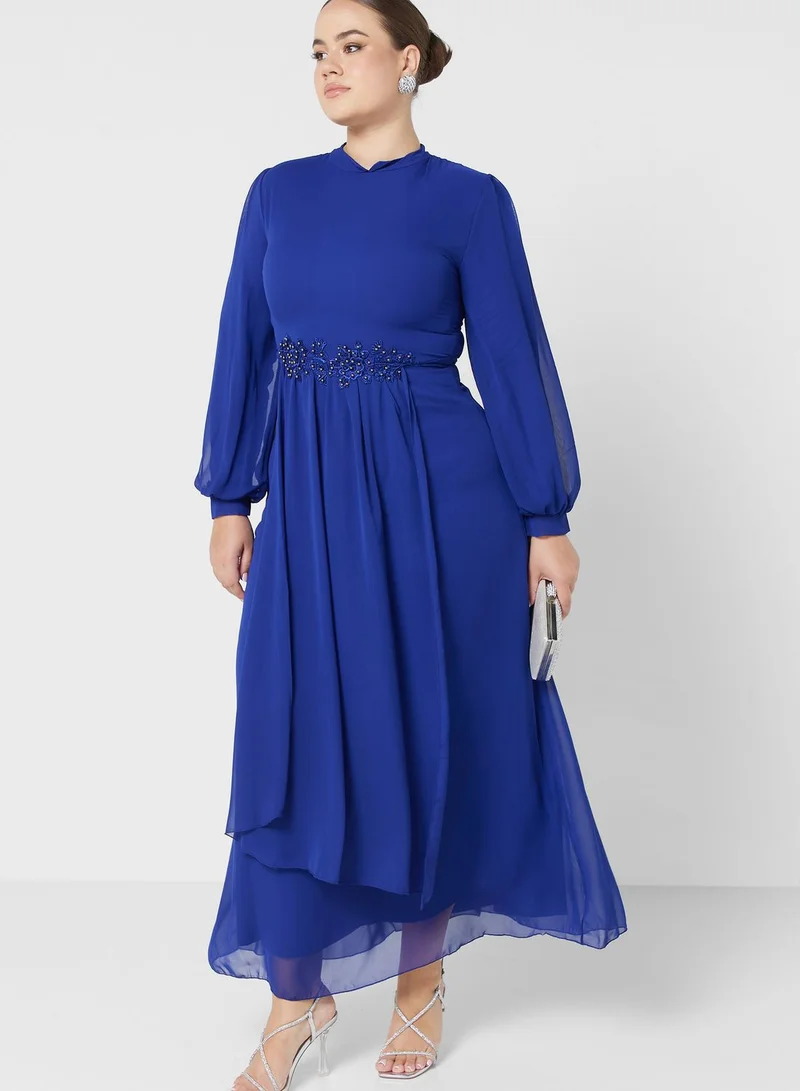 Khizana Chiffon Embellished Dress