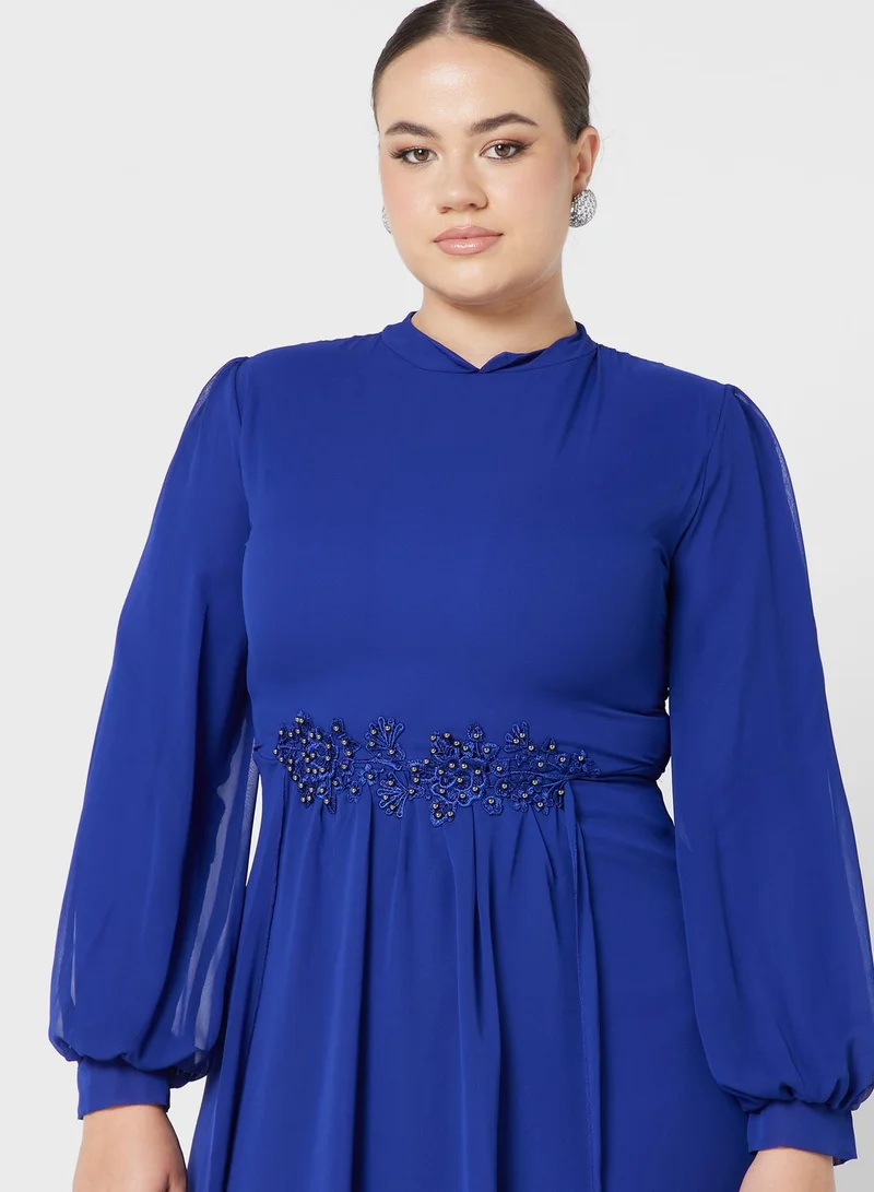 Khizana Chiffon Embellished Dress