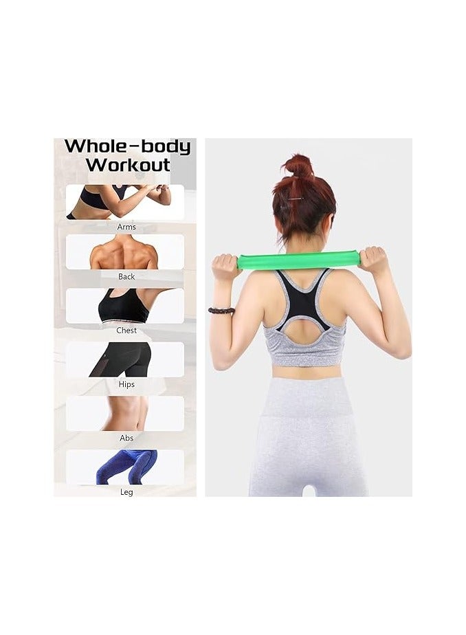 Spaceshoop 5PcsSet Resistance Band Yoga Exercise Pull Rope Elastic Bands Fitness 6Levels Gym Strength Training - Image 3