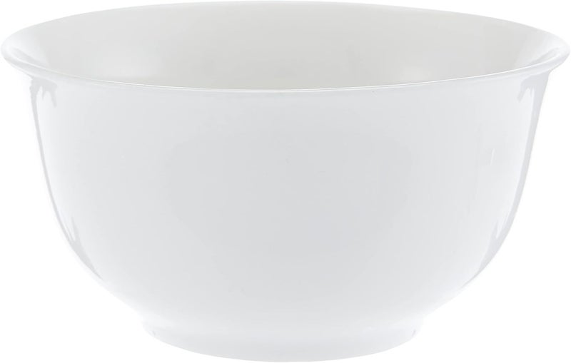 Shallow Porcelain Bowl 11.5 cm (White) | Durable Ceramic Serving Bowl | Ideal for Snacks, Desserts & Side Dishes | Minimalist Tableware - Image 1