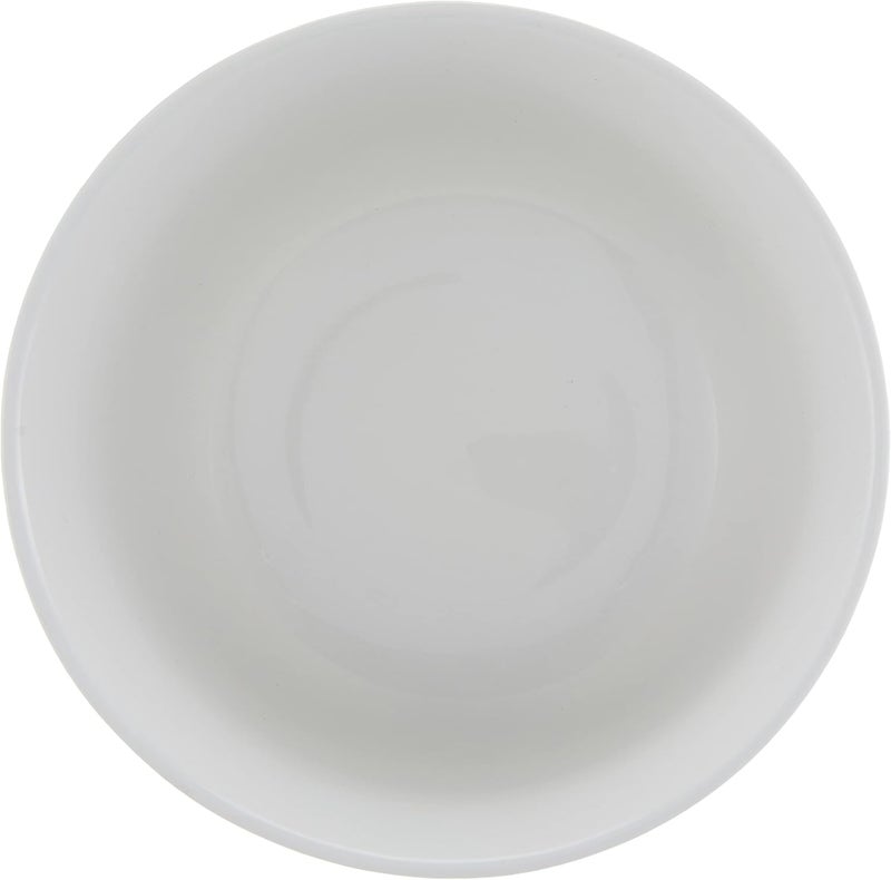 Shallow Porcelain Bowl 11.5 cm (White) | Durable Ceramic Serving Bowl | Ideal for Snacks, Desserts & Side Dishes | Minimalist Tableware - Image 2