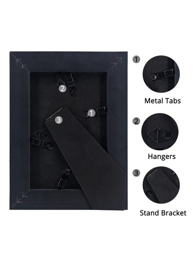 GraduationMall 4x6 Picture Frames, Real Glass, Display Photos for Wall or Tabletop, Mahogany with Gold Beads, 2-Pack - Image 4