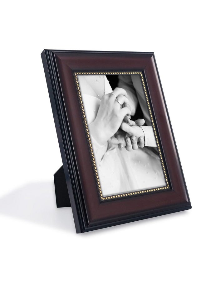 GraduationMall 4x6 Picture Frames, Real Glass, Display Photos for Wall or Tabletop, Mahogany with Gold Beads, 2-Pack - pzsku/Z57D62B28036EE46E283AZ/45/_/1740982996/17cd495a-c04d-4d25-9f99-168e39705e86