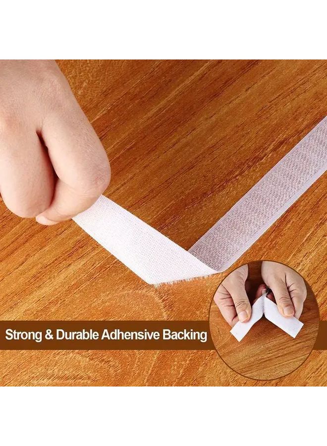 Black Self Adhesive Tape 2 Rolls 7874 Inch Strong Adhesion Picture Frame Hanging Strips for DIY Home Organization - Image 5