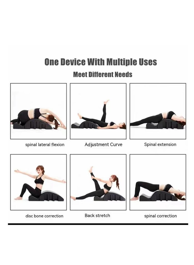 Generic - Pilates Yoga Wedge Massage Correction Yoga Foam Kyphosis Correction Detachable Large Spine Yoga Equipment - Image 1