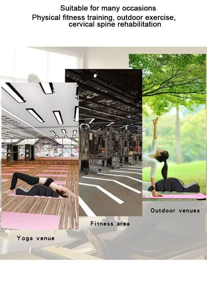 Generic - Pilates Yoga Wedge Massage Correction Yoga Foam Kyphosis Correction Detachable Large Spine Yoga Equipment - Image 1