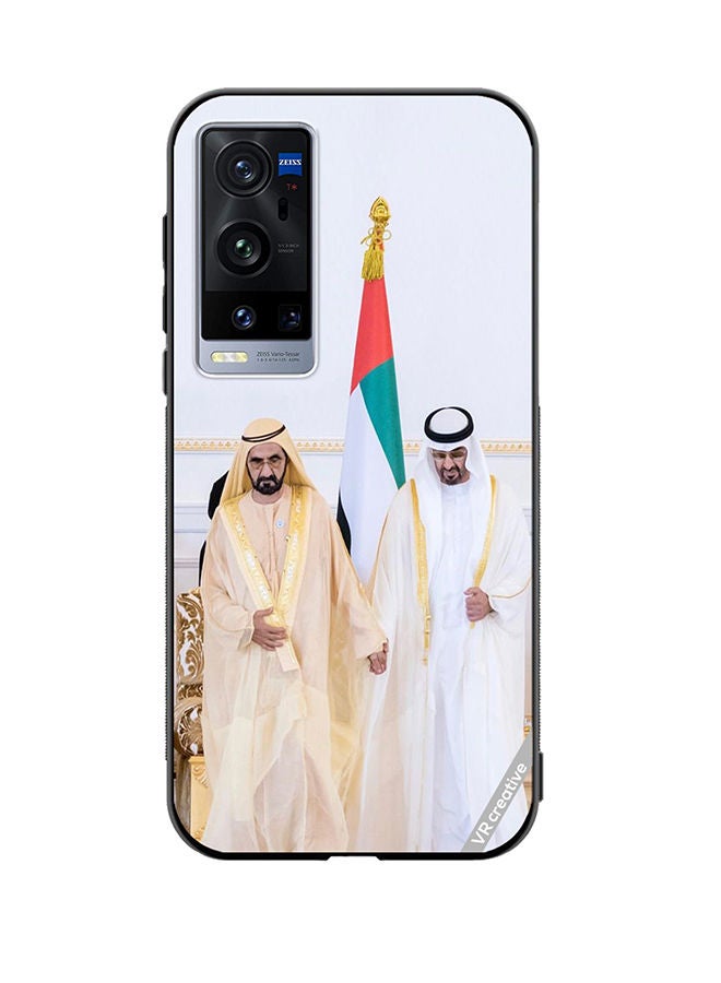 VR CREATIVE Protective Case Cover For Vivo X60 Pro Plus Sheikh Mohamed Bin Zayed Al Nahyan And Sheikh Mohammed Bin Rashid Al Maktoum Design Multicolour - Image 1