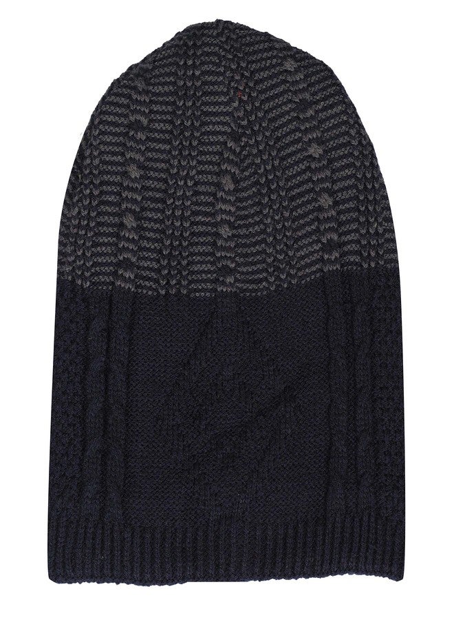 FabSeasons Unisex Acrylic Woolen Winter Skull Cap Pack of 2 - Image 3