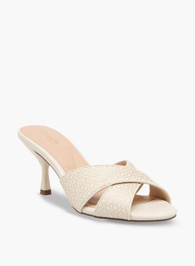 Celeste Celeste Metallic Monogram Match Back