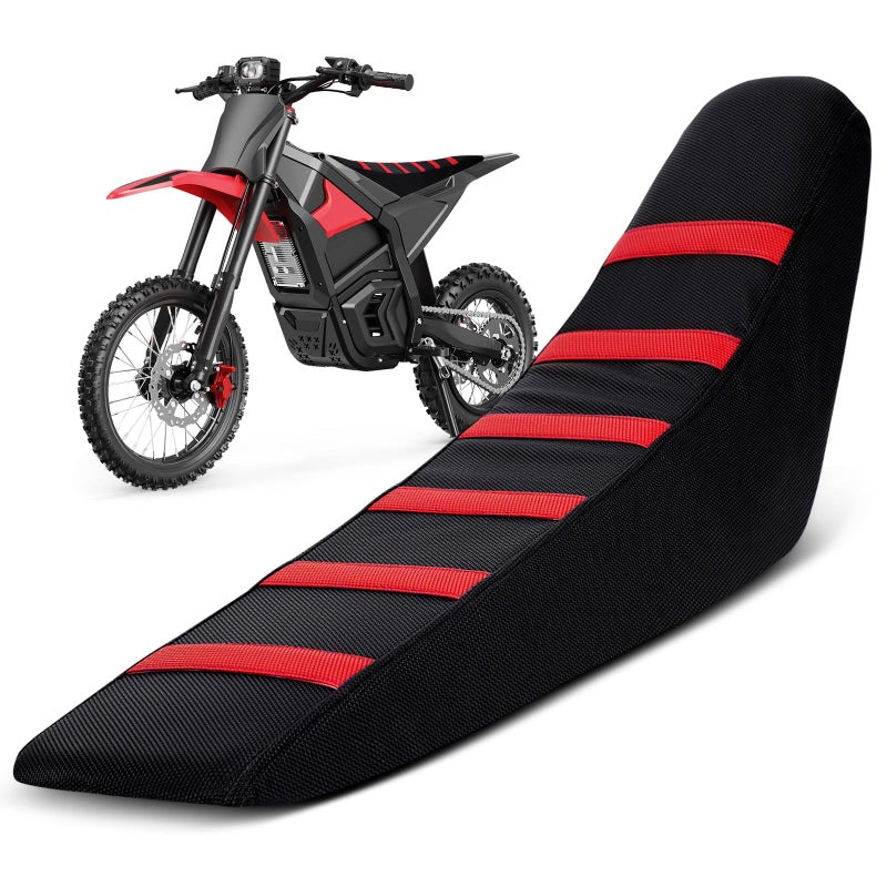 USTPO Ebike Seat Cover for Yozma In 10 Electric Dirt Pit Bike Motorcycle NonSlip Soft Cushion Red - Image 2