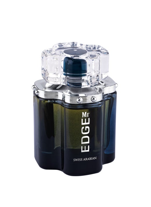 Swiss Arabian Mr EDGE - Luxury Products From Dubai - Long Lasting, Addictive Personal EDP Spray Fragrance - Seductive Signature Aroma - 3.4 Oz
