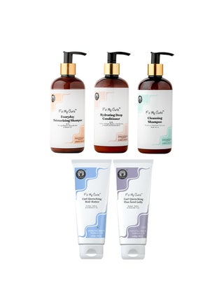 Complete Curl Care Kit| Cleansing Shampoo, Moisturizing Shampoo, Hydrating Deep Conditioner, Hair Butter & Curl Quenching Gelly for Soothing, Moisturized & Defined Curls|8.81 Oz Each - pzsku/Z57D6B59AF0FAE80F000EZ/45/_/1744284453/4ae15909-d58f-41dd-bb79-9ce52201ba7d