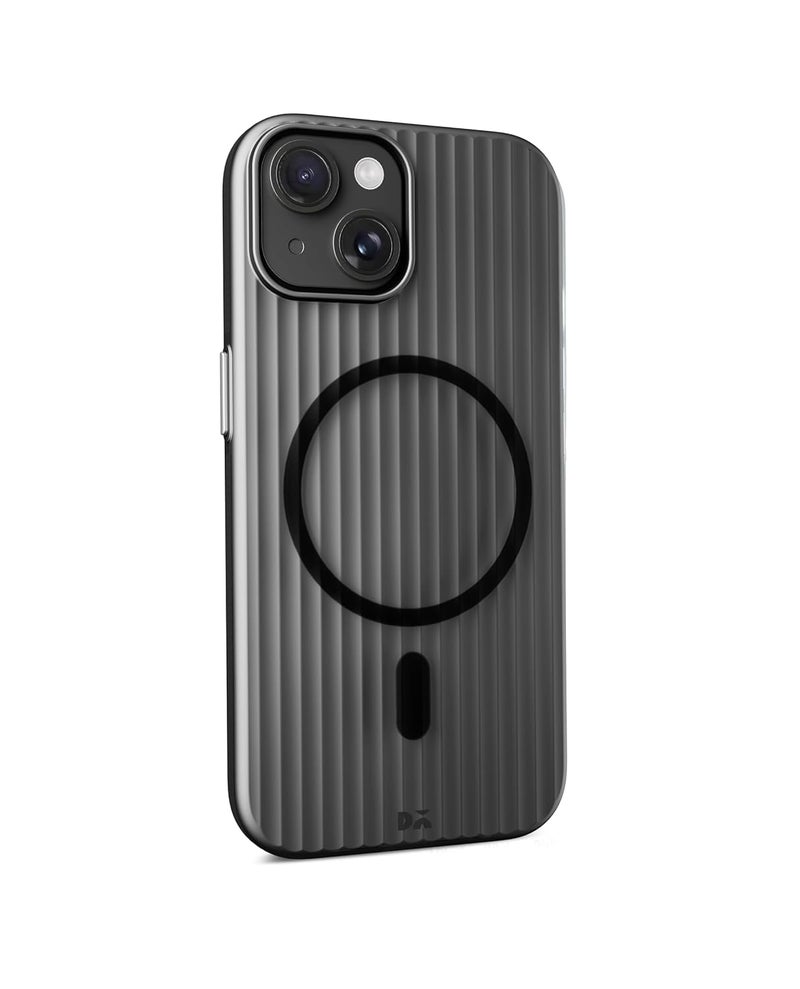 Daily Objects Beam 2.0 Magnetic Protective Cover Compatible with iPhone 15 | MagSafe | Camera & Body Protection|Anti Shock,Scratch Resistant|Precise Cutouts Modern Design|Wireless Charging - Black - Image 3