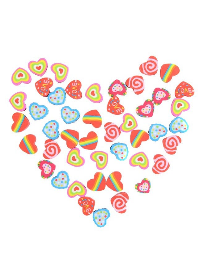 MGTECH 300Pcs Heart Mini Erasers for Kids Bulk, Small Cute Pencil Erasers for Valentines Day Gifts Classroom School Rewards Party Favors - Image 1