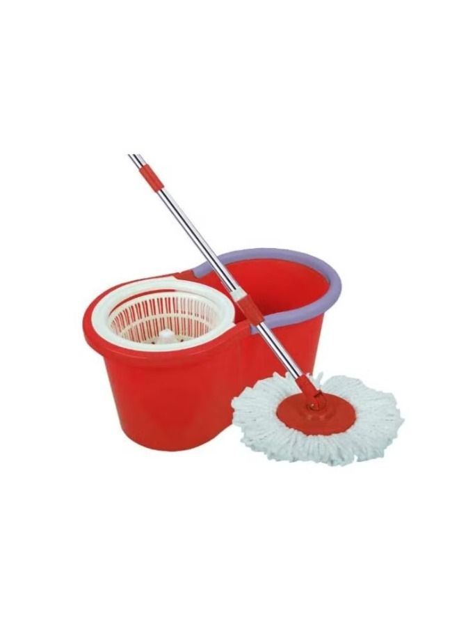 360° Rotating Magic Spin Floor Mop Bucket Set Microfibre For Clean - Image 1
