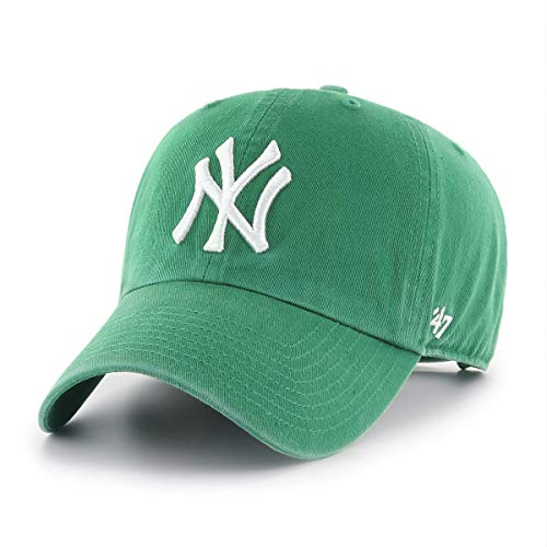 47 MLB New York Yankees '47 Brand Clean Up Adjustable Cap, One Size, Kelly - Image 4