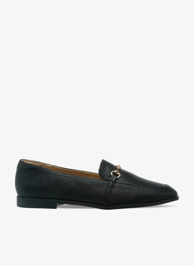 Women Textured Slip-On Loafers