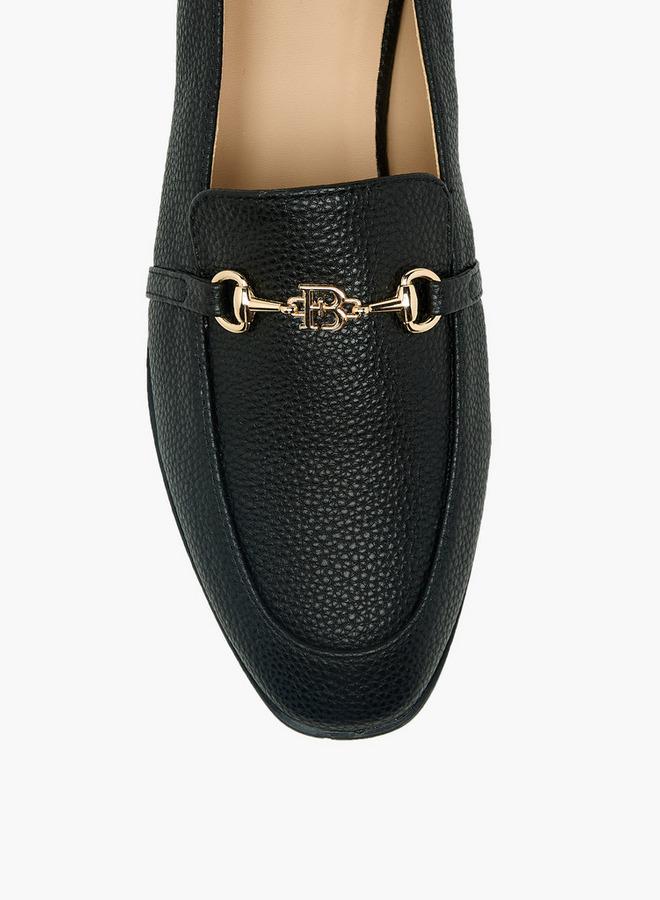 Flora Bella By Shoexpress Women Textured Slip-On Loafers - Image 4