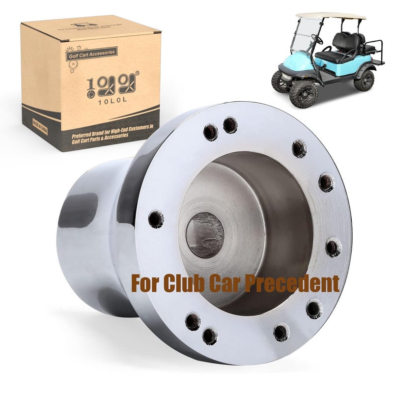 10L0L Golf Cart Steering Wheel Adapter Fits Club Car PrecedentTempoOnward Golf Carts with 56 Holes Steering Wheel Sliver - Image 2