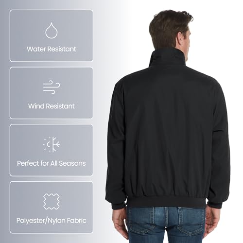 Weatherproof Garment Co. Men's Microfiber Classic Jacket, Black, XXLarge - Image 2