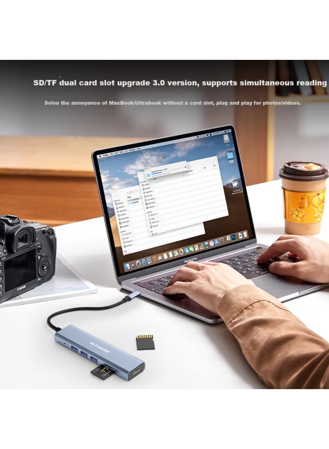 Ult-unite Type-c Docking Station Usb-c To Hdmi 4k Projection Pd 100w Universal For Apple 16macbook Huawei Xiaomi Notebook Ipad Splitter Sd/tf Dock - Image 3