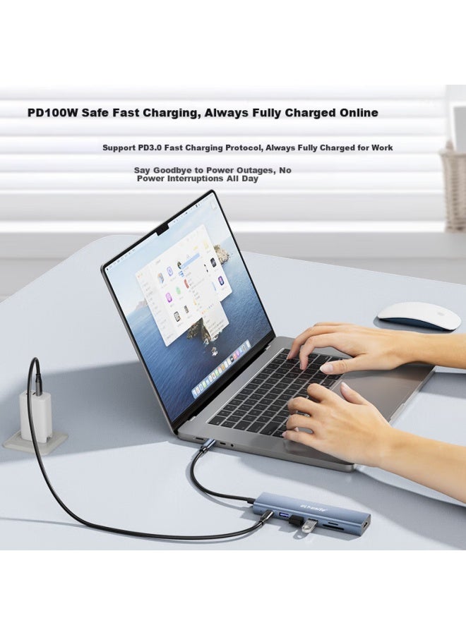 Ult-unite Type-c Docking Station Usb-c To Hdmi 4k Projection Pd 100w Universal For Apple 16macbook Huawei Xiaomi Notebook Ipad Splitter Sd/tf Dock - Image 4