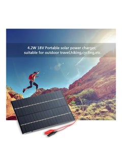 NIBEMINENT Solar Panel With Alligator Clips Black  - Image 2