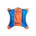 Chuckit Flying Squirrel Fetch Dog Toy Water Floating Flyer Soft and Durable Polyester Canvas Construction For Medium Dogs Size Medium 95inch Diameter Pack of 1 Orange and Blue - Image 3