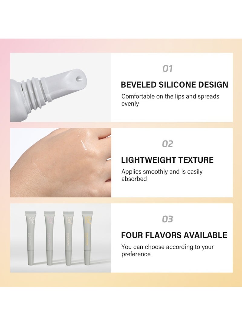 lakerain Peptide Lip Treatment Gel #3 Salted Caramel Moisturizes and Treats Lips Lip Gloss Oil for Plumper and Moisturizer Serum Hydrating Lip Serum for Dry Peeling and Dark Lips Gorgeous Glow 10ml  - Image 3