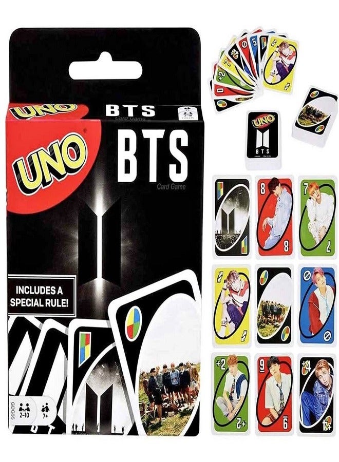 Mattel Games 🎤 UNO BTS - Special Edition Card Game for K-Pop Fans  - Image 1