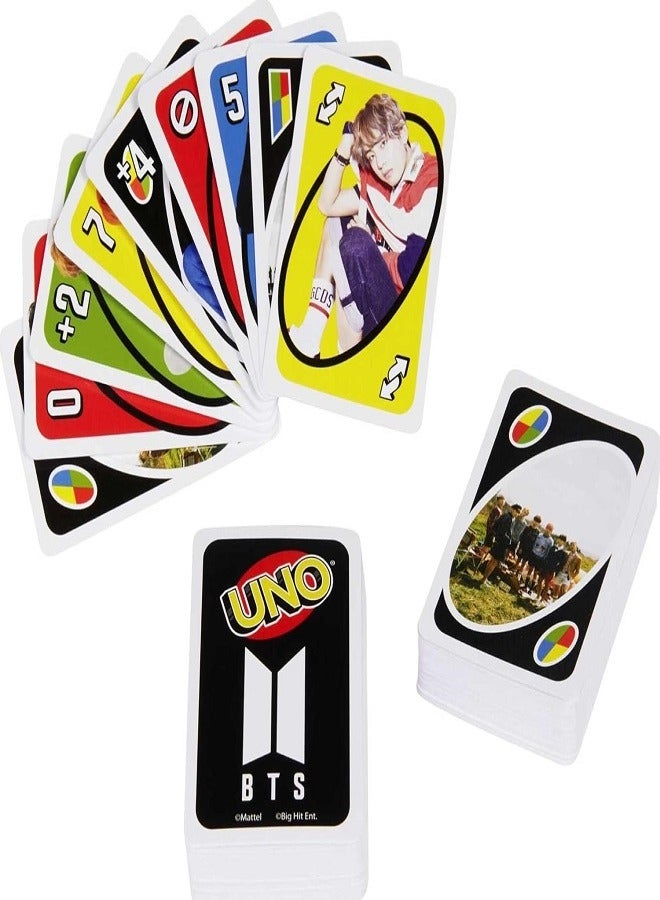 Mattel Games 🎤 UNO BTS - Special Edition Card Game for K-Pop Fans  - Image 2