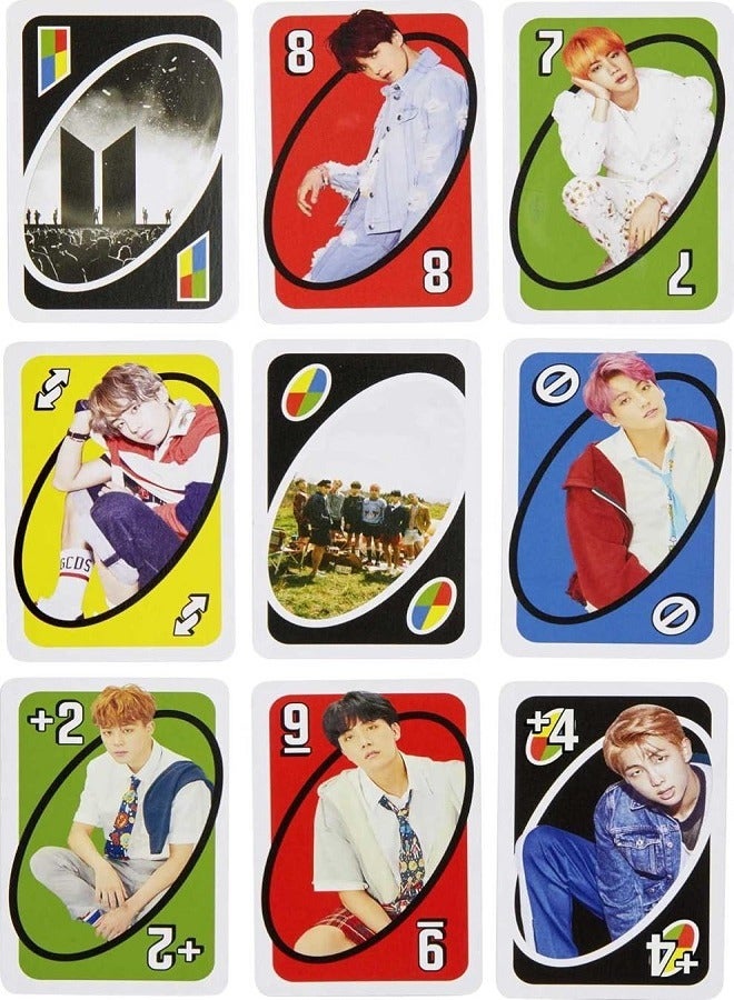 Mattel Games 🎤 UNO BTS - Special Edition Card Game for K-Pop Fans  - Image 3