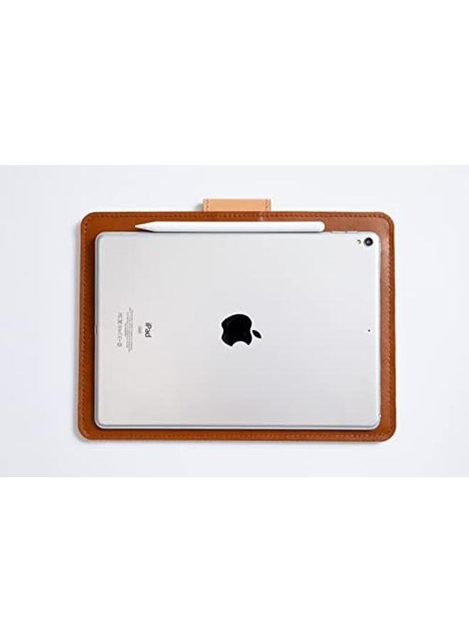 erorex - Ipad Pro 12.9 Inch Sleeve Real Leather Ipad Case Cover Bag Padded With Natural Wool Felt Ipad Protective Sleeve Leather Bag Fits Smart Folio Magic Smart Keyboard Pencil Holder. - Image 1