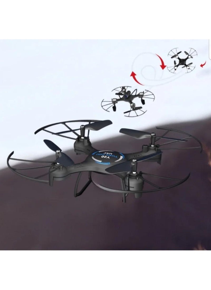 Generic - RC Quadcopter with One Key Return, 3D Flips, LED Lights, 6 Axis Gyro, Beginner Drone for Kids and Adults (No Camera) - Image 1