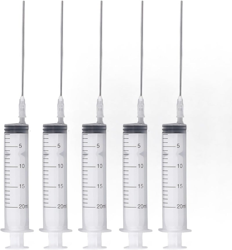 Inkjet Printer Refill Tool Convenient Reusable Syringe and Needle for Office Use 5Pcs 20ml for Office - Image 4