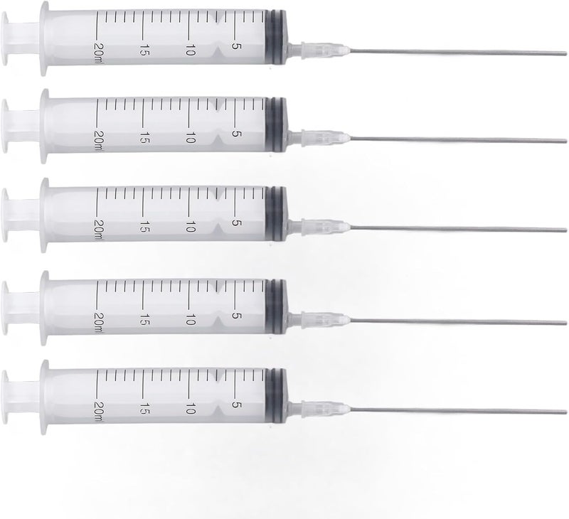 Inkjet Printer Refill Tool Convenient Reusable Syringe and Needle for Office Use 5Pcs 20ml for Office - Image 5