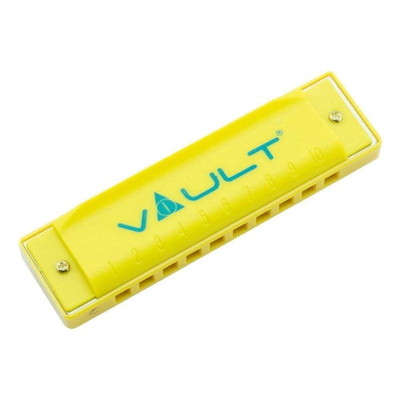 VAULT هارمونيكا/أورغن فم HA500 مفتاح C 10 ثقوب - أصفر - Image 2