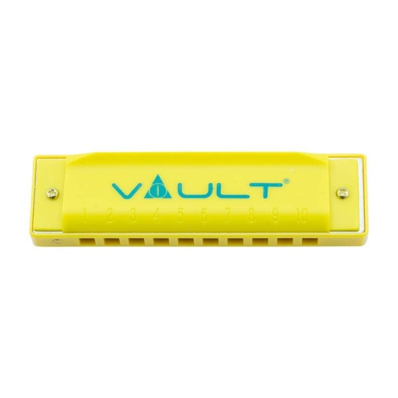 VAULT هارمونيكا/أورغن فم HA500 مفتاح C 10 ثقوب - أصفر - Image 1