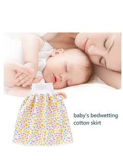 Tanyaz Diaper Skirt Short,Diaper Shorts Baby Pee Training Skirt for Baby Toddler Boy Girl Night Time Sleeping for Sleeping Absorbent Anti-Leakage 0-12 Years Old  - Image 2