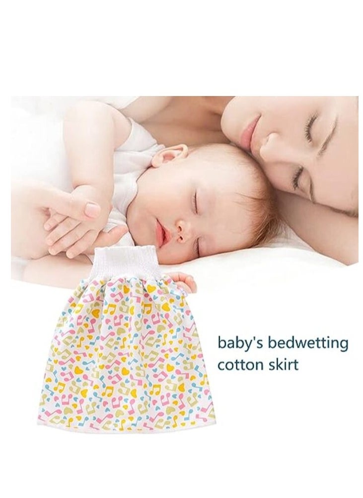 Tanyaz - Diaper Skirt Short,Diaper Shorts Baby Pee Training Skirt for Baby Toddler Boy Girl Night Time Sleeping for Sleeping Absorbent Anti-Leakage 0-12 Years Old - Image 1