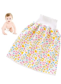 Tanyaz Diaper Skirt Short,Diaper Shorts Baby Pee Training Skirt for Baby Toddler Boy Girl Night Time Sleeping for Sleeping Absorbent Anti-Leakage 0-12 Years Old  - Image 5