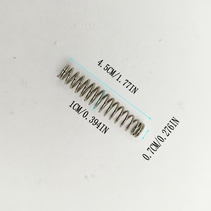10 Pcs Thin Pattern Shear Spring Suitable For Scissors Replacement Pointed Spring Luo Ding Shear Spring Pagoda Spring - Image 4