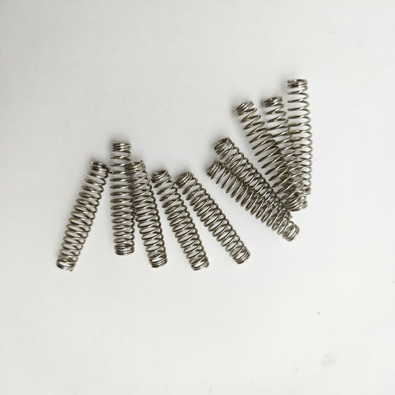 10 Pcs Thin Pattern Shear Spring Suitable For Scissors Replacement Pointed Spring Luo Ding Shear Spring Pagoda Spring - Image 1