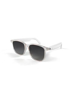 Arabest Foreign Trade Smart Glasses Bluetooth Glasses Sunglasses Polarized Anti-ultraviolet Anti-blue Light Listening to Songs Call Exchanged Lenses GS03 gradient gray (polarized) 