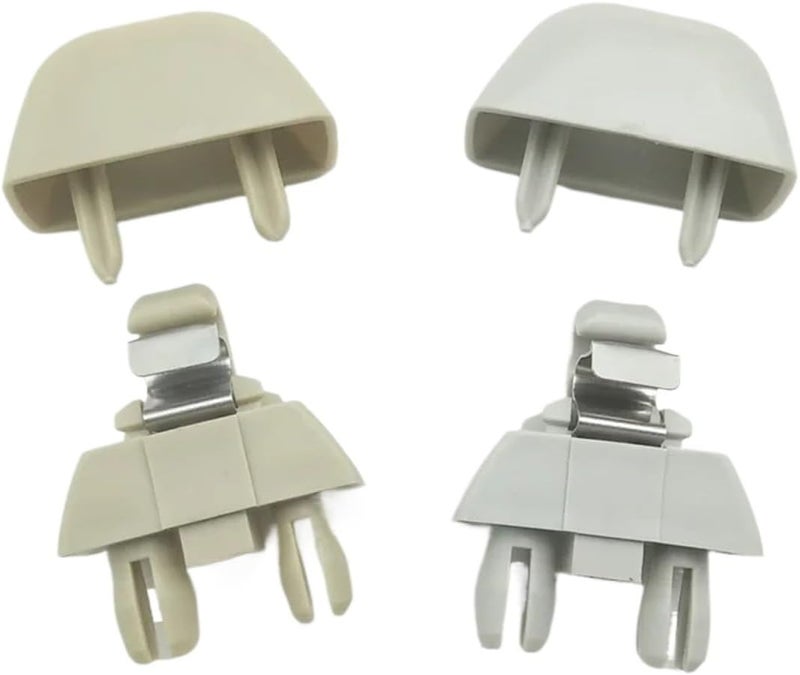 QASULER Sun Visor Hook Clips for A6 C6 and VW Models - Image 1
