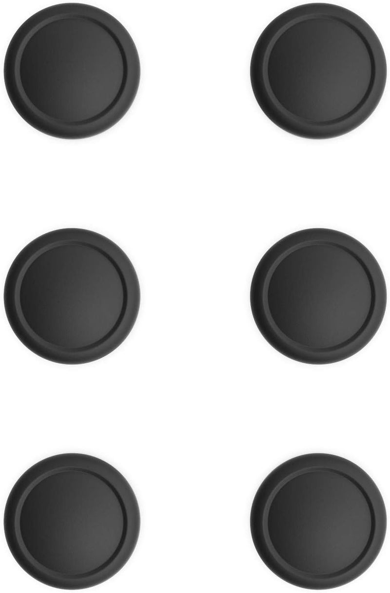 غطاء التحكم باليد المُستبدل: مادة أصلية سوداء - غطاء أصبع السهل التركيب لتصليح أجهزة التحكم باليد لنينتندو سويتش وسويتش لايت - Image 1