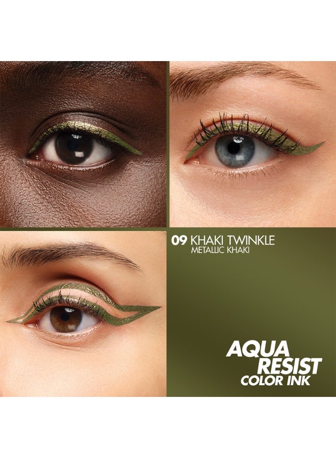 MAKE UP FOR EVER Aqua Resist Color Ink - Khaki Twinkle - Image 3